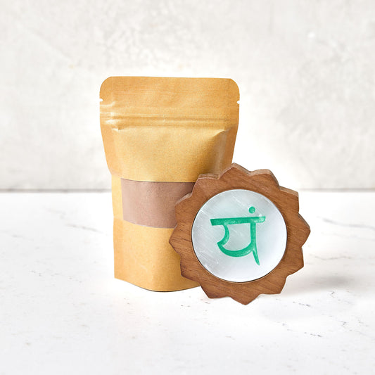 HEART CHAKRA PUCK & HEART OPENING CACAO GIFT SET